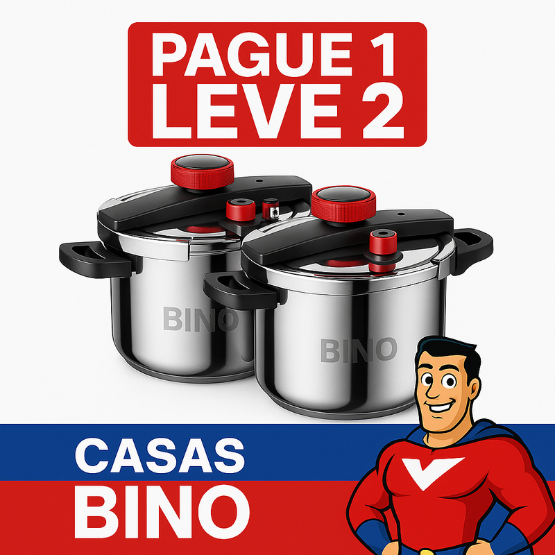 [Leve 2 Pague 1] Panela de Pressão TurboChef Aço Inoxidável - À Prova De Explosões + BRINDE: Kit Utensílios
