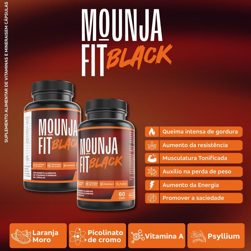 Mounja Fit Black Mounjaro - Redução significativa de gordura corporal