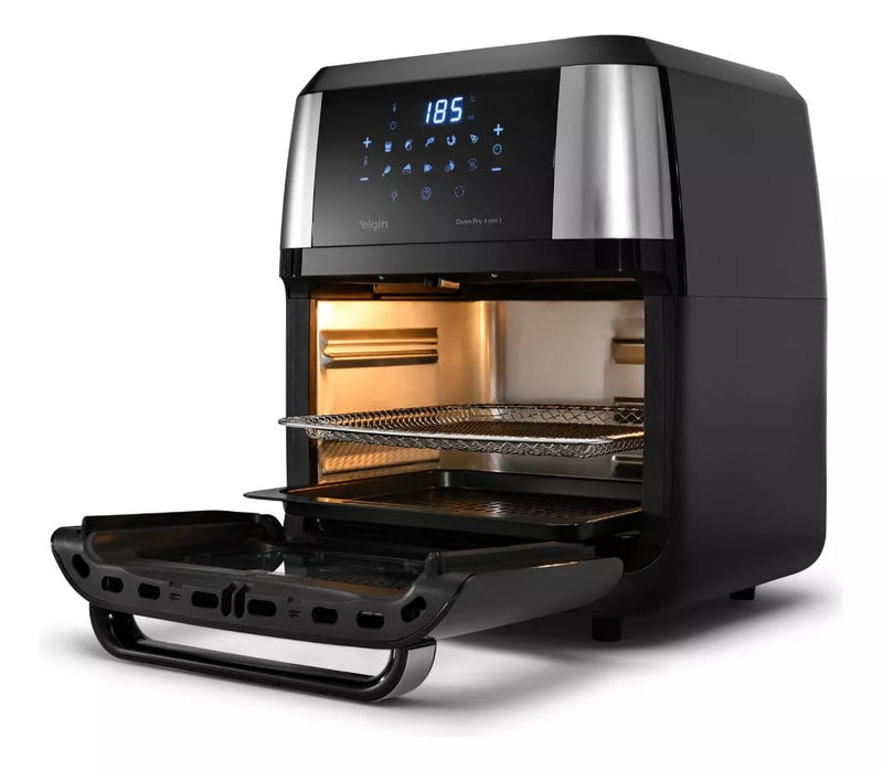 Fritadeira e Forno Air Fryer Oven Fry Elgin 12 Litros 1.800W