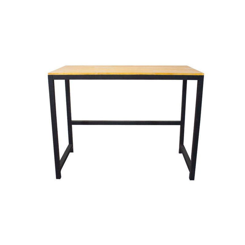 Mesa Escritório Escrivaninha Industrial Office Mel / Preto