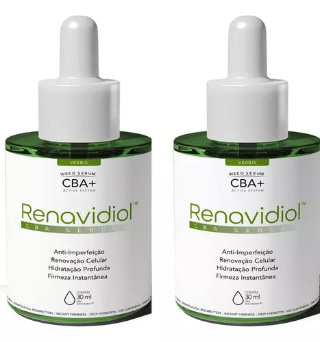 Renavidiol CBA Sérum Facial Rejuvenescedor 30ml Kit 2 Unidades