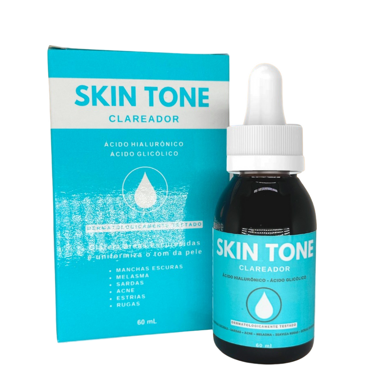Skin Tone Clareador Manchas Melasma Sardas Acne Estrias Rugas 60ml Original